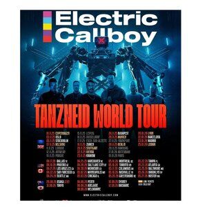Electric Callboy Tanzneid World Tour 2025 2026 Poster 166